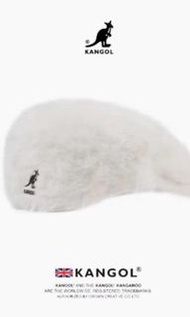 Kangol 白色毛毛小偷帽