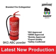 9KG ABC Powder Fire Extinguisher New unit SIRIM and ISO approved unit