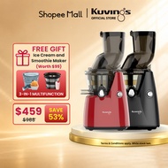 Kuvings E8000 Whole Slow Juicer with Dual Feeding Chute for Cold Press Masticating Juice Made in Kor