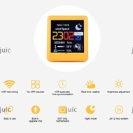 JUIC Smart Clock, USB Charging with Full Screen Gif Animation Weather Forecast Station, Creative Lec