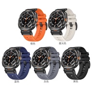 Serasi dengan Watch Galaxy Watch 7 Ultra Functional Fluorine Getah Tali Watch 7 Strap