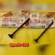 Intake Valve Exhaust Spark-135 Genuine: 5YP-E2111-00 5YP-E2121-00