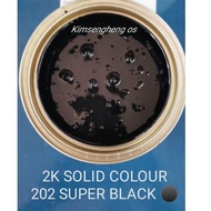 2K 202 Super Black Solid Colour ORIGINALFORMULATION ⚫ 2K CAR PAINT