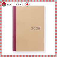 Muji Planner 2026 Monthly Schedule Notebook - Starting December 2025 (A6, A5, B5, B6 Options)