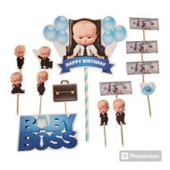Happy Birthday Baby Boss Cake Topper/Baby Boss Birthday Cake Decoration
