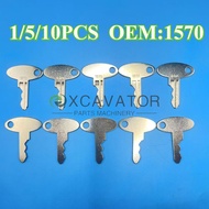 1/5/10 Key 1570 for Ford New Holland Tractor Yushin Seiki Shibaura Perkins 1520 1530 1620