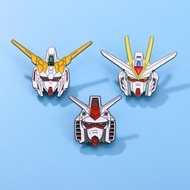 8Pcs/Set Gundam RX-78Metal Pin Anime Mecha Brooch for Jackets Bags&Hats Limited Edition Collectible