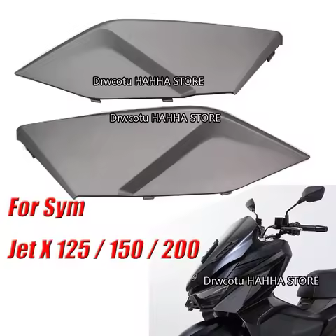 Motorcycle Front Cover Logo Left Right Front Panel Trim Cover For Sym Jet X 125 / 150 / 200 Cruisym 