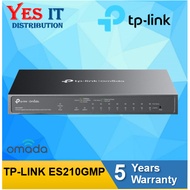 TP-LINK Omada 10-Port Gigabit Easy Managed Switch with 8-Port PoE+ ES210GMP