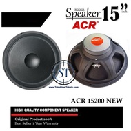 Speaker 15 inch ACR Full Range 50W 8 Ohm 15200 New 15"