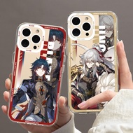 Honkai เคสโทรศัพท์สตาร์เรลเบลดสำหรับ Xiaomi Redmi Note 11 10 11S 10S Pro Max 9 8 9S 9A 10 2022 9 9C MI 11 Lite 5G NE 11T Pro POCO M3 Pro X3เคสฝาครอบป้องกันกล้อง TPU นิ่มป้องกันการตก F3 X4 Pro