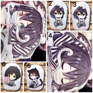 Iguro Obanai Kimetsu no yaiba Teddy Bear /Iguro Pillar Sleeping Pillow