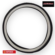 Kenda Bicycle Tire 24 x 1.95 (50-507) Black/White