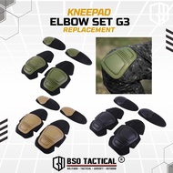 Tactical Kneepad Elbow Set G3 Replacement for Tactical Pants