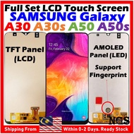 (+Frame) AMOLED Full Set LCD Touch Screen Compatible For SAMSUNG Galaxy A30 / SAMSUNG A30s / SAMSUNG