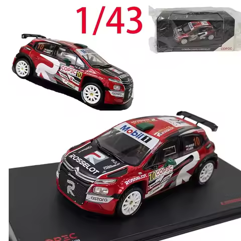 IXO Diecast 1/43 Scale CITROEN C3 WRC #10 Rally Car Alloy Car Model Toys for Boys Gift Collection Di