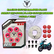 RS8 RACING CLUTCH DAMPER PLATE WITH SCREW SET STEEL PLATE Y15 Y15ZR Y15Z CLUTCH RUBBER HEAVY DUTY NL