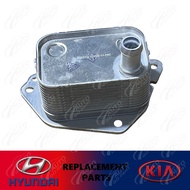 ENGINE OIL COOLER 26410-2A501 HYUNDAI ACCENT RB D4FB 1.6 , ELANTRA MD & KIA OPTIMA JF D4FD 1.7 , KIA