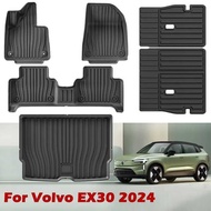 For Voo EX30 2024 2025 TPE Floor Mats,All-Weather Waterproof Automotive Mat Interior Full Set Access