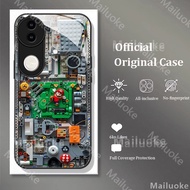 เคส Vivo V50 5G เคส Vivo V50 Lite 5G เคส Vivo V50 Lite 4G เลนส์หลังกระจกป้องกันเคสโครงอ่อนบล็อกตัวต่