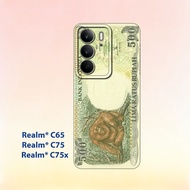 Softcase Realme C65 - Realme C75 - Realme C75X _Case Silicone Cover Handphone Black Clear Flexible