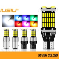 IUSIU 2PCS Car Light T15 LED 1157 1156 T20 7443 7440 Auto Motorcycle Brake Turn Signal Lamp Tail Rev