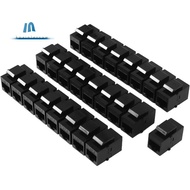 25 Pcs Rj45 Coupler Cat6  Jacks Inline Coupler Female to Female Insert Coupler