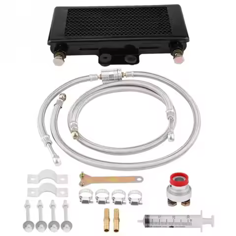 125ml Engine Oil Cooler Oil Cooling System Kit for Honda GY6 100CC-150CC Oil Cooler Cooling Motor Ac