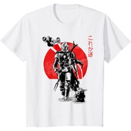 Amber's Star Wars The Mandalorian The Child Red Sun Ink Portrait T-Shirt for Children and Adults 24s