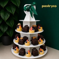 [PastryCo] Combo Mix #2 Mini Fruit Tarts and Brownies  | PB09 Party Dessert Tower | Halal Certified