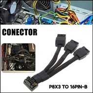 Zein 3x8pin 8PIN to 16Pin 12VHPWR Extension cable GPU Power Cable Right Angle Design