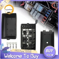 Fuse-Relay Box 5-Fuse Holders 6 Relay Block Holders Fuse-Block 12V Fuse-Box Car