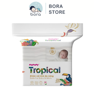 Khăn vải khô đa năng Tropical 160 tờ khăn khô mamamy tropical cao cấp
