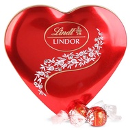 Lindt Lindor Crystal Heart Tin Swiss Milk Chocolate, 96g