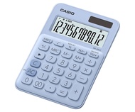 Casio Calculator เครื่องคิดเลข  คาสิโอ รุ่น  MS-20UC-YG แบบสีสัน ขนาดพอเหมาะ 12 หลัก สีเขียวมะนาว