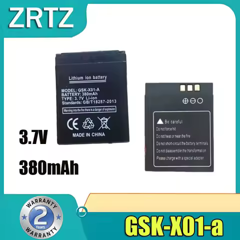 380mAh GSK-X01-a Children's Phone Watch Battery Dz09 Smart Watch