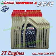 Castrol power 1 A747 A 747 side oil 2T 2 T ready to ship throughout indonesia