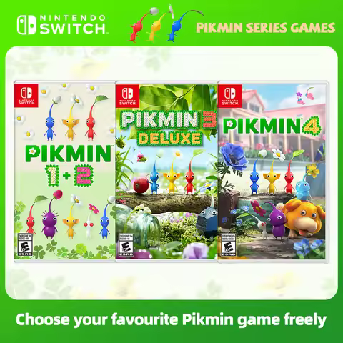 Pikmin 1+2 3 Deluxe Pikmin 4 Series Games Card Nintendo Switch 100% Official Physical Game Deals