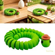 Treeling Flexible Articulated Snake Model 3D Printer Animals Fidgety Toy 3D Printed Snake