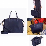 Tory Nylon Satchel Navy / tas branded original / Tory Burch