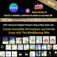 610+ High Converting Facebook Ad Templates for Meta, Social Media Marketing Ads Kit | Facebook Ads