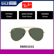 Ray-Ban AVIATOR REVERSE FALSE - RBR0101S 001/VR Global Fitting Sunglasses  Size 59mm