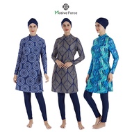 Baju Renang Muslimah Swimming Suit Full Set (3 Pcs)