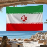 Iran Flag Banners Four Hole Flag Polyester Outdoor Decor Room Aesthetic