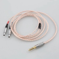 HiFi Headphone Cable with 4.4MM Balanced Male For Sennheiser HD800, HD800S, HD820 Headphones Compati