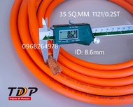 BATTERY CABLE 1Cx35sq.mm. RED  BLACK สายไฟ สายเชื่อม ทองแดงแท้คุณภาพ100%