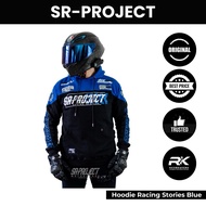 SR Project Hoodie Racing Stories Blue 100% Authentic