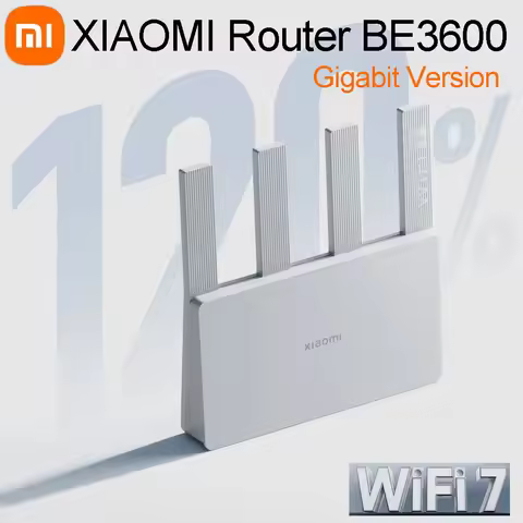 Xiaomi WiFi 7 Router BE3600 Gigabit Version 2.4/5GHz Double Bands 160Mhz 3570Mbps Mesh Networking Ga