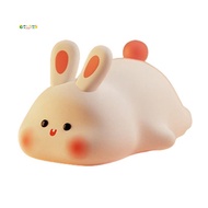 Night Light,Cute Silicone Lamp, Dimmable Light Up Bunny, Night Lamp,Rechargeable Bunny Nightlight, B