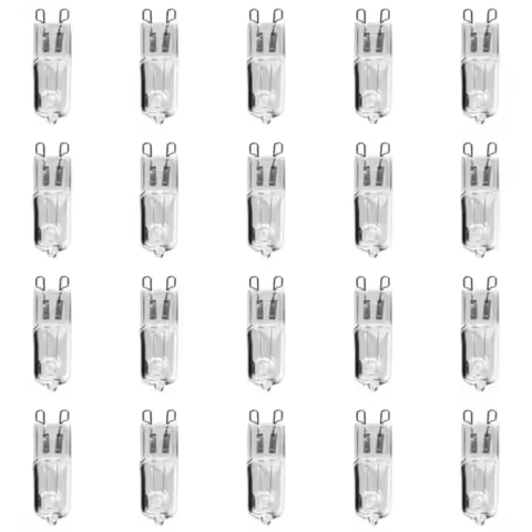 Wholesale20PCS G9 220V 25W 33W 60W Eco Halogen Light Bulbs Capsule LED Lamp Bulb Inserted Beads Crys